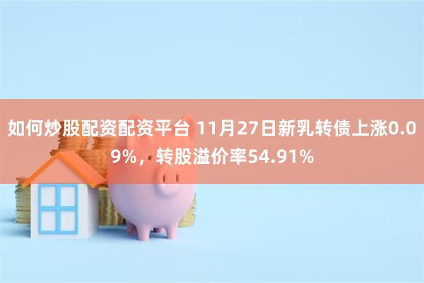 如何炒股配资配资平台 11月27日新乳转债上涨0.09%，转股溢价率54.91%